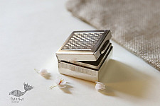 रजत ❧ | Silver Square box - Small | 10