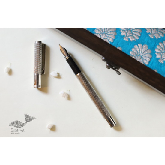 रजत ❧ | Silver Regular Pen & Ink pen (Set of two) | 11