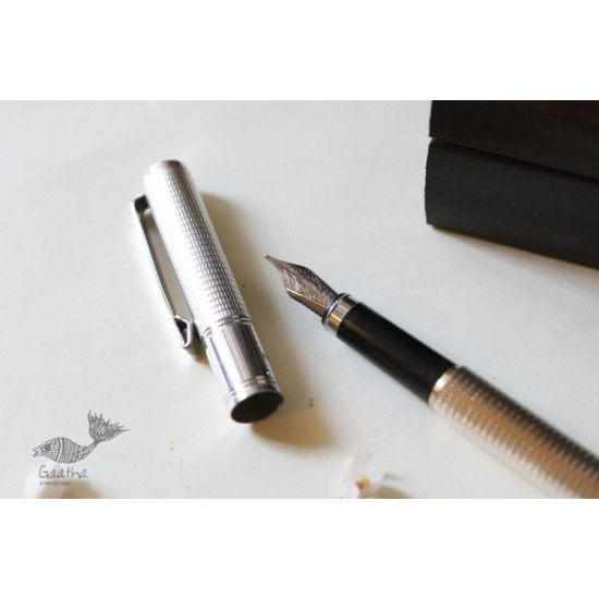 रजत ❧ | Silver Regular Pen & Ink pen (Set of two) | 11