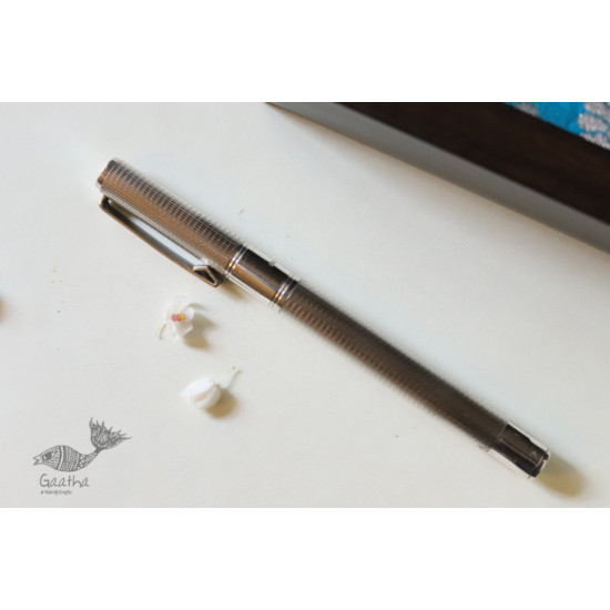 रजत ❧ | Silver Regular Pen & Ink pen (Set of two) | 11