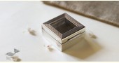 रजत ❧ | Silver Square box - Small - Transparent Top | 6