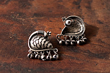 Ishana . इशाना | German Silver Earring - 2