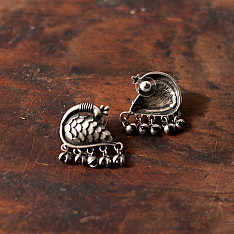 Ishana . इशाना | German Silver Earring - 2