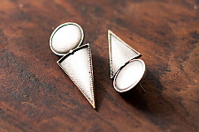 Ishana . इशाना | German Silver Earring - 3