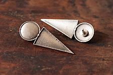 Ishana . इशाना | German Silver Earring - 3