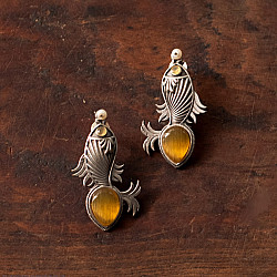 Ishana . इशाना | German Silver Earring - Four Color Options