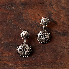 Ishana . इशाना | German Silver Earring - 9