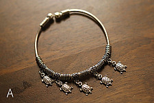 इशाना ✽ White Metal ✽ Bracelet ( Single Piece ) 27