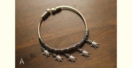 इशाना ✽ White Metal ✽ Bracelet ( Single Piece ) 27