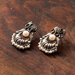 Ishana . इशाना | German Silver Earring - 12