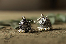 धरा ✽ Antique Finish White Metal ✽ Earring { 3 }