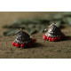 धरा ✽ Antique Finish White Metal ✽ Earring { 5 }