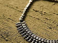 धरा ✽ Antique Finish White Metal ✽ Necklace { 33 }