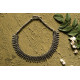 धरा ✽ Antique Finish White Metal ✽ Necklace { 33 }