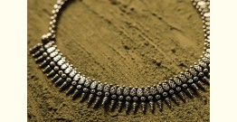 धरा ✽ Antique Finish White Metal ✽ Necklace { 37 }