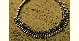 धरा ✽ Antique Finish White Metal ✽ Necklace { 38 }