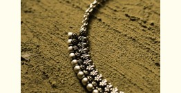 धरा ✽ Antique Finish White Metal ✽ Necklace { 40 }