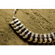 धरा ✽ Antique Finish White Metal ✽ Necklace { 41 }