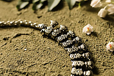 धरा ✽ Antique Finish White Metal ✽ Necklace { 46 }