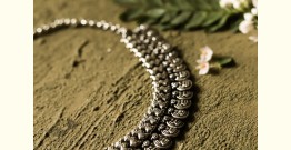 धरा ✽ Antique Finish White Metal ✽ Necklace { 50 }