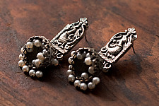 Ishana . इशाना | German Silver Earring - Jhumka