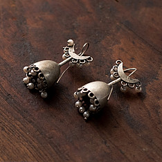 Ishana . इशाना | German Silver Designer Earring 