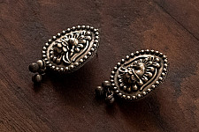 Ishana . इशाना | German Silver Earring - Peacock