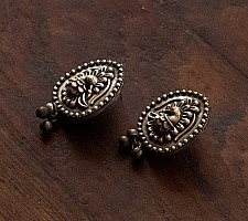 Ishana . इशाना | German Silver Earring - Peacock