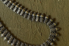 Dhara . धरा | White Metal - Long Necklace