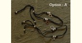 shop online Silver + Black Thread Anklet (Two Options)