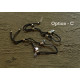 shop online Silver + Black Thread Anklet (Two Options)