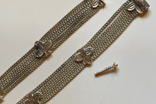 Kanupriya - White Metal - Rabari Waist Belt / Kamar Bandh -A