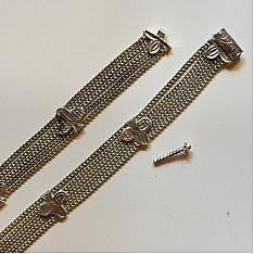 Kanupriya - White Metal - Rabari Waist Belt / Kamar Bandh -A