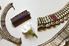 Antique Finish Banjara White Metal Payal