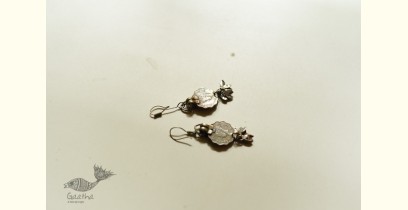 Kanupriya ~ Vintage White Metal Coin Earring (Two Options)