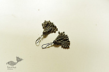 Kanupriya ~ Vintage White Metal Earring - E