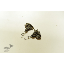 Kanupriya ~ Vintage White Metal Earring - E