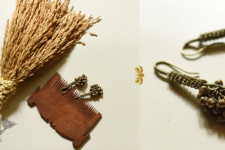 Kanupriya ~ Vintage White Metal Earring - A