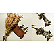 shop Vintage White Metal Earring