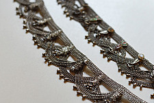 Kanupriya - White Metal - Rabari Waist Belt / Kamar Bandh - F