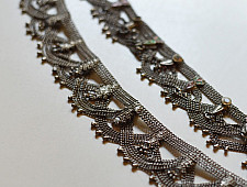 Kanupriya - White Metal - Rabari Waist Belt / Kamar Bandh - F