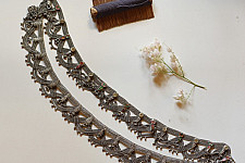 Kanupriya - White Metal - Rabari Waist Belt / Kamar Bandh - F