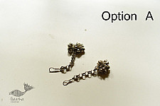 Kanupriya ~ Vintage White Metal Earring - Two Options