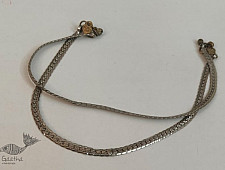 Kanupriya ~ Vintage Jewelry - Banjara Simple Chain Payal / Anklet (Pair) - Two Options
