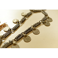 Kanupriya | Heavy Chain & Coin Vintage Necklace