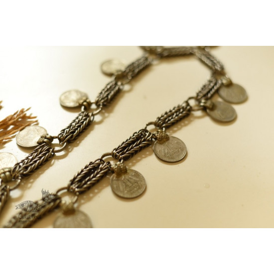 shop Handmade Heavy Chain & Coin Vintage Necklace