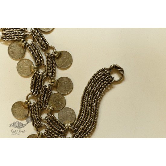 shop Handmade Heavy Chain & Coin Vintage Necklace