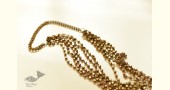 shop Tribal / Vintage Jewelry - Brass Chandra Haar / Bor Mala / Long Necklace