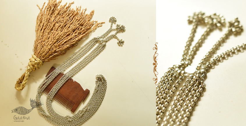 shop Handmade Long Chain Chandra Necklace