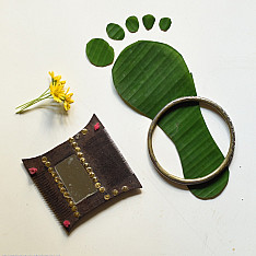 Kanupriya ⁑ Vintage Trible Ankle Kada - B